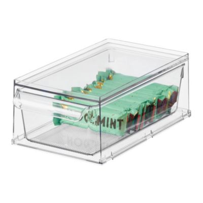 Stackable Kitchen Storage Drawer - Set of 2 - Clear