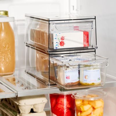Stackable Storage Drawer for Fridge, Pantry, or Under Kitchen Sink - Clear