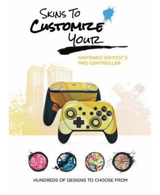 Switch 2 Pro Controller with MightySkins Custom Wrap Bundle