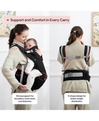 Toddler Carrier 6-in-1 Carrier with Hip Seat, Comfy & Adjustable