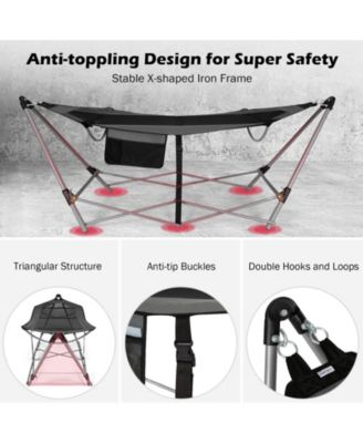 Portable Folding Hammock with Hammock Stand
