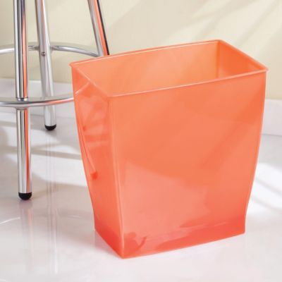 Rectangular Trash Can, 2.5 Gal. / 9.5 Liter, 2-Pack, Tango, Made in USA