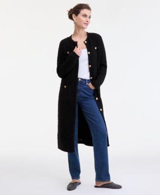 I.N.C. International Concepts - Women's Boucl&eacute; Duster Cardigan