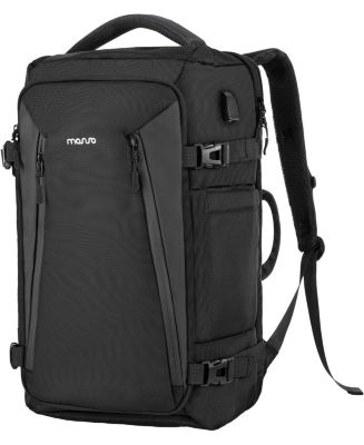 40l backpack carry on with layflat laptop Tortuga Travel Lite Black blending practicality with a straightforward Lite Backpack 40L by Tortuga