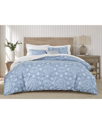 Lyra Medallion 3-Pc. Duvet Cover Set, Full/Queen, Macy’s Exclusive