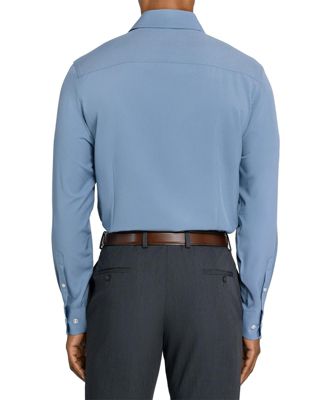 Men's Solid Performance Stretch Cooling Comfort Dress Shirt