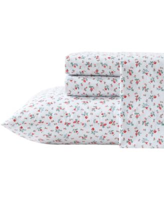 Loveston 200-Thread Count Cotton Percale 4-Pc. Sheet Set, Full