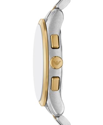 Men's Chronograph Two-Tone Stainless Steel Bracelet Watch 42mm