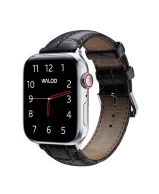 Crocodile Texture Leather Replacement Band for Apple Watch
