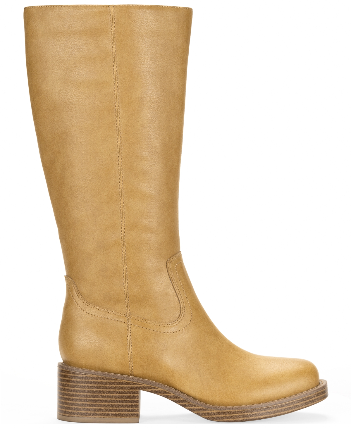 Wild Pair Women's Warblerr Square Toe Tall Boots, Exclusively At Macy's In Brown
