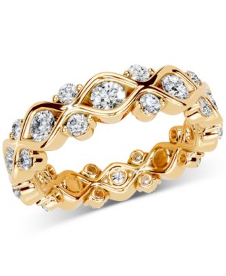 Diamond Eternity Band (1-1/2 ct. t.w.) in Platinum or 14k Gold