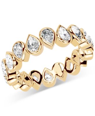 Diamond Pear Bezel Eternity Band (2 ct. t.w.) in Platinum or 14k Gold
