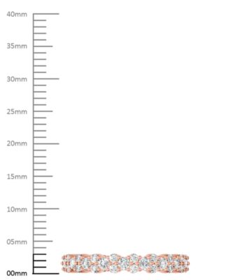 Diamond Cluster Eternity Band (1 ct. t.w.) in Platinum or 14k Gold