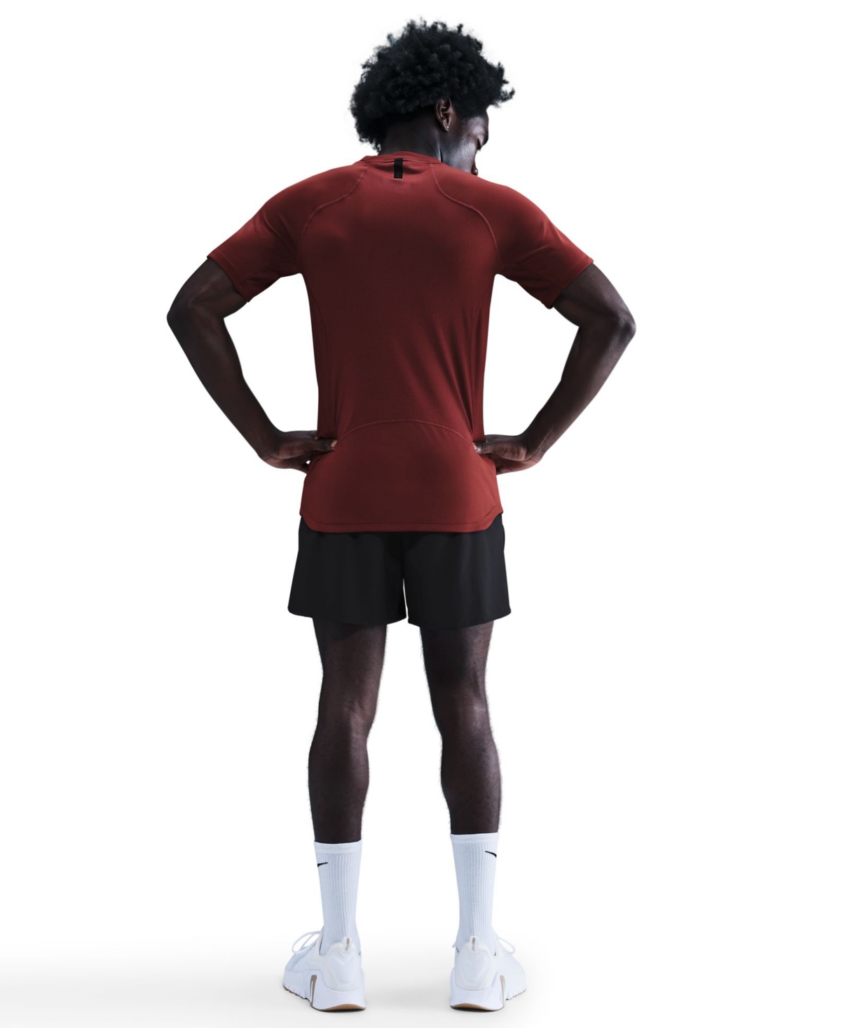 Nike Men's Pro Training Dri-fit Short-sleeve T-shirt In Red