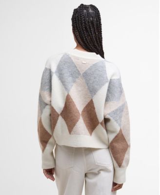 Women's Jacquard Patterned Cardigan