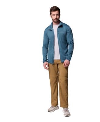 Men's Essential Hike Grid Fleece Full Zip Jacket