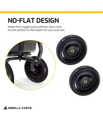 GCT-10NF 10 Inch No Flat Replacement Tire for Utility Cart, 2 Pack