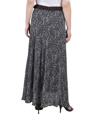 Petite Chiffon Maxi Skirt