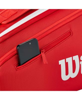 Super Tour Red 9-Pack Tennis Bag - Red