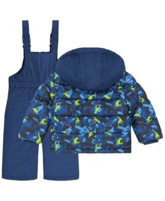 Baby Boys 2-Piece Snowsuit Jacket and Ski Bib Set