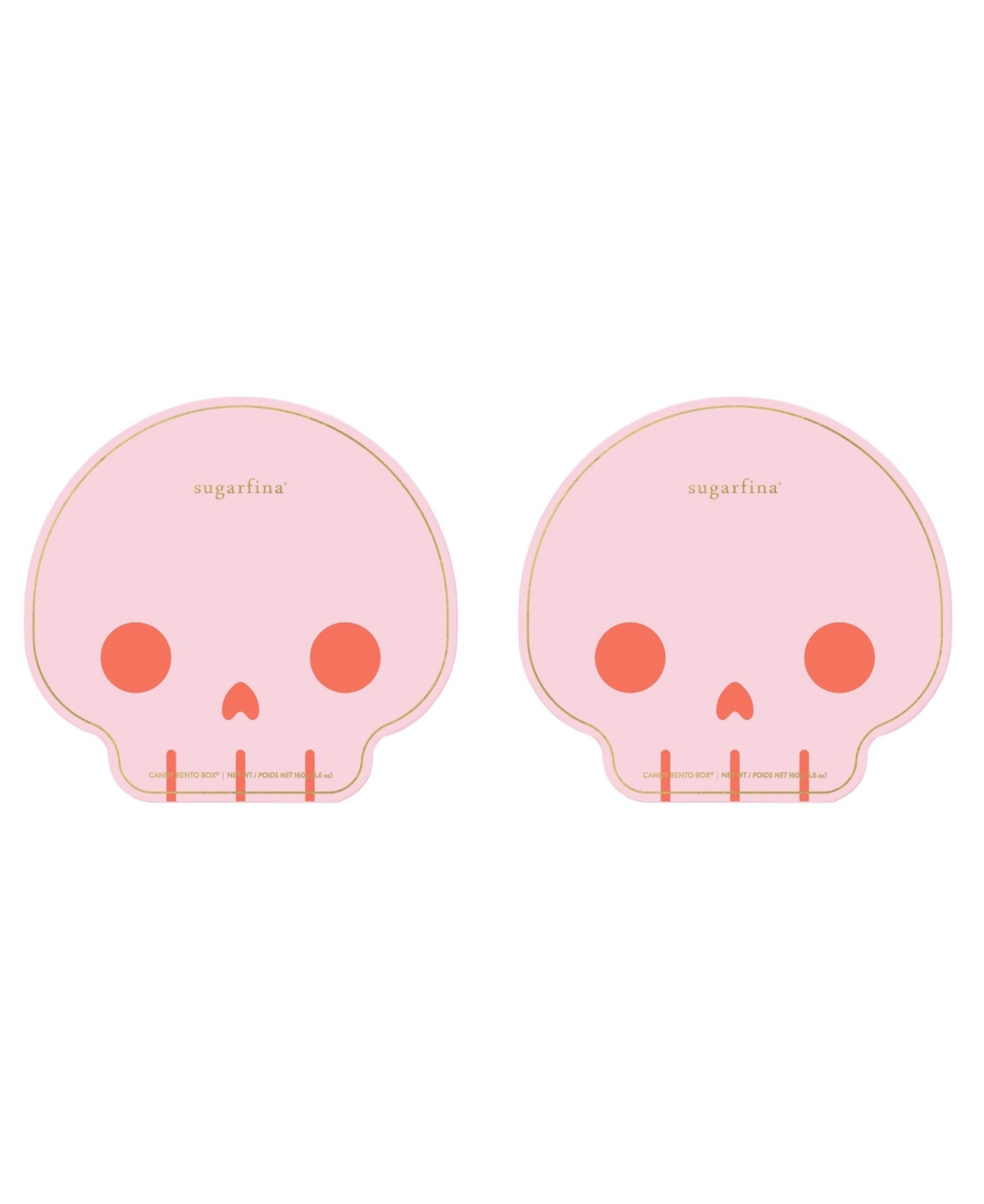 Sugarfina Sugar Skull Candy Bento Boxâ Duo, 2 Pieces In Pink
