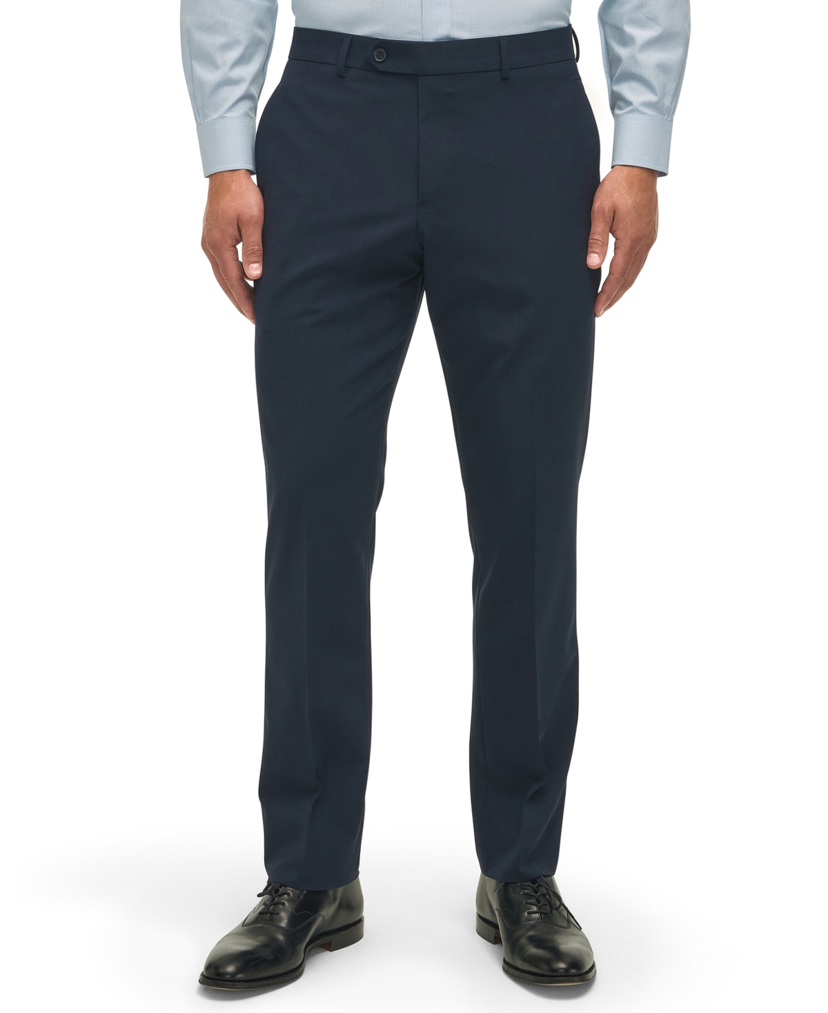 B by B by Brooks Brothers Men's Classic-Fit Stretch Wool Blend Suit Separates Pant - Navy