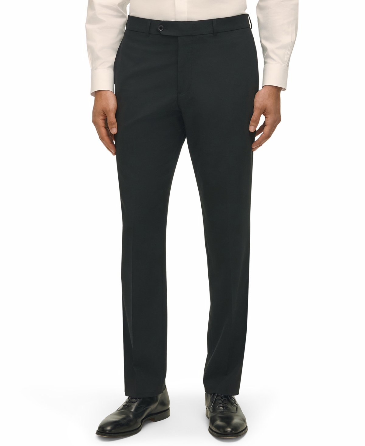 B by B by Brooks Brothers Men's Classic-Fit Stretch Wool Blend Suit Separates Pant - Black