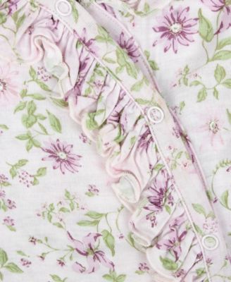 Baby Girls' Floral Layette, 4-Piece Set