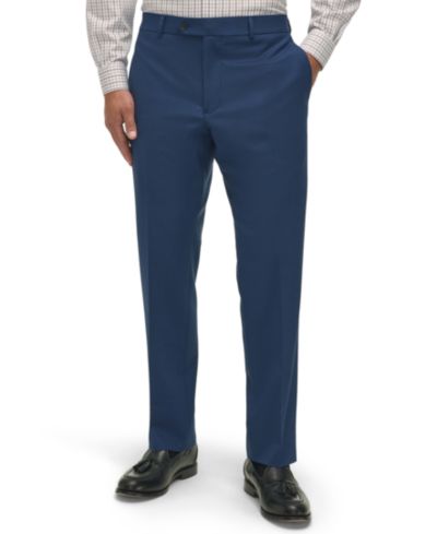 B By Brooks Brothers Men's Classic-Fit Stretch Wool Blend Suit Separates Pant