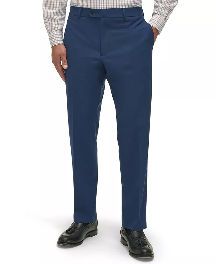 Men's Classic-Fit Stretch Wool Blend Suit Separates Pant