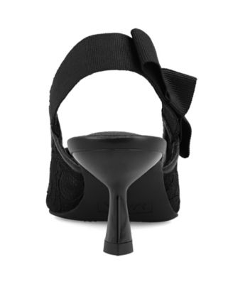 Women's Naida Slingback Kitten Heel Mesh Pumps