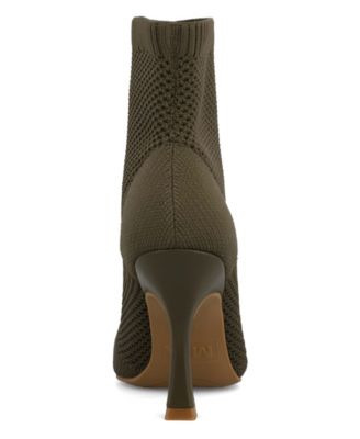 Women's Pamilla Pointed Toe Knit Dress Booties