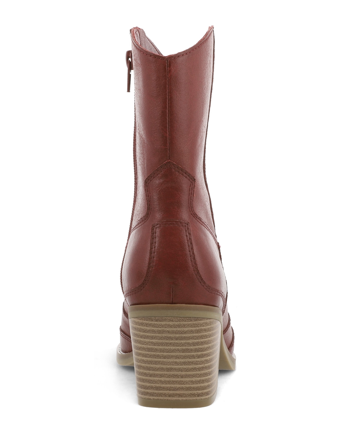 Mia Clorinda Western Boot In Burgundy