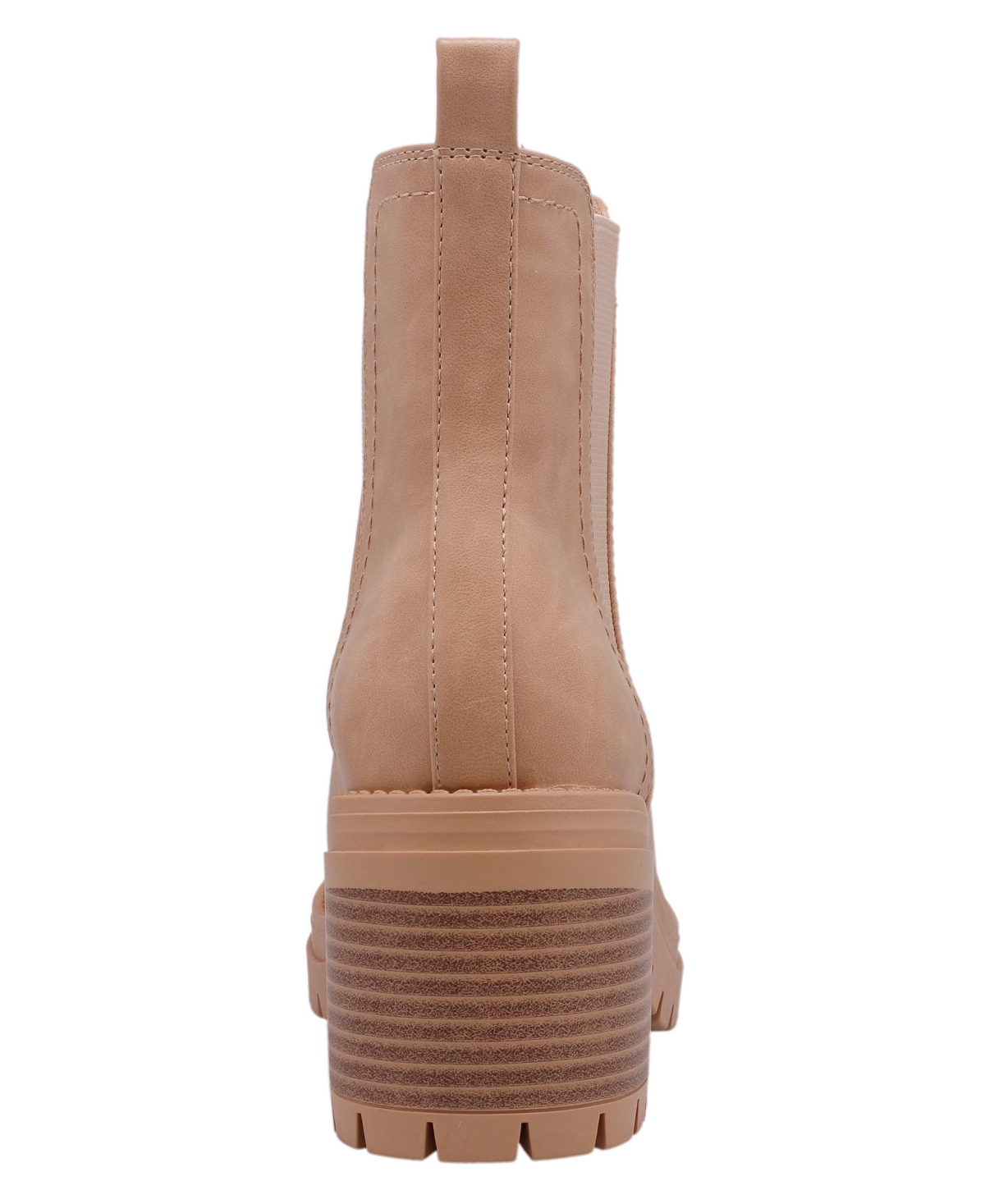 Mia Women's Adea Chelsea Lug Sole Booties In Brown