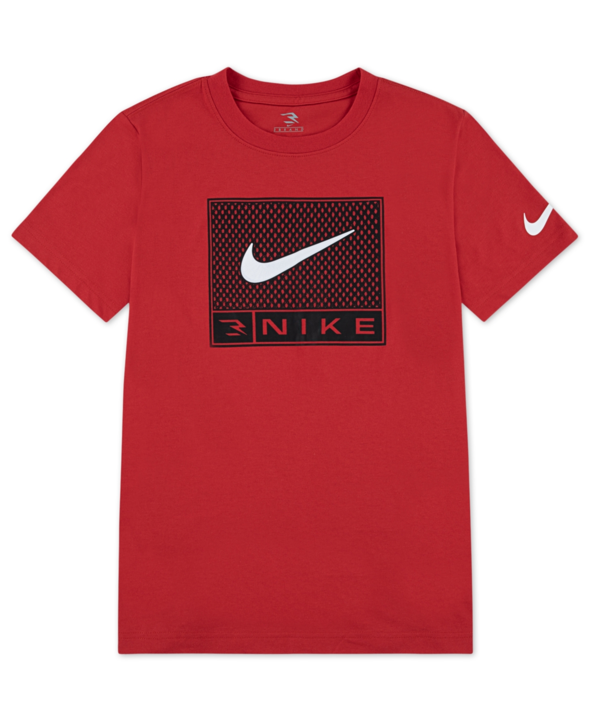 Nike 3brand By Russell Wilson Big Boys Sport Mesh Graphic T-shirt In Red