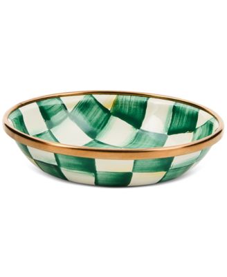 MacKenzie-Childs - Emerald Check Dipping Bowl