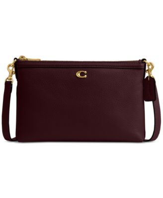 Refined Pebble Leather Legacy Zip Top Smal Crossbody