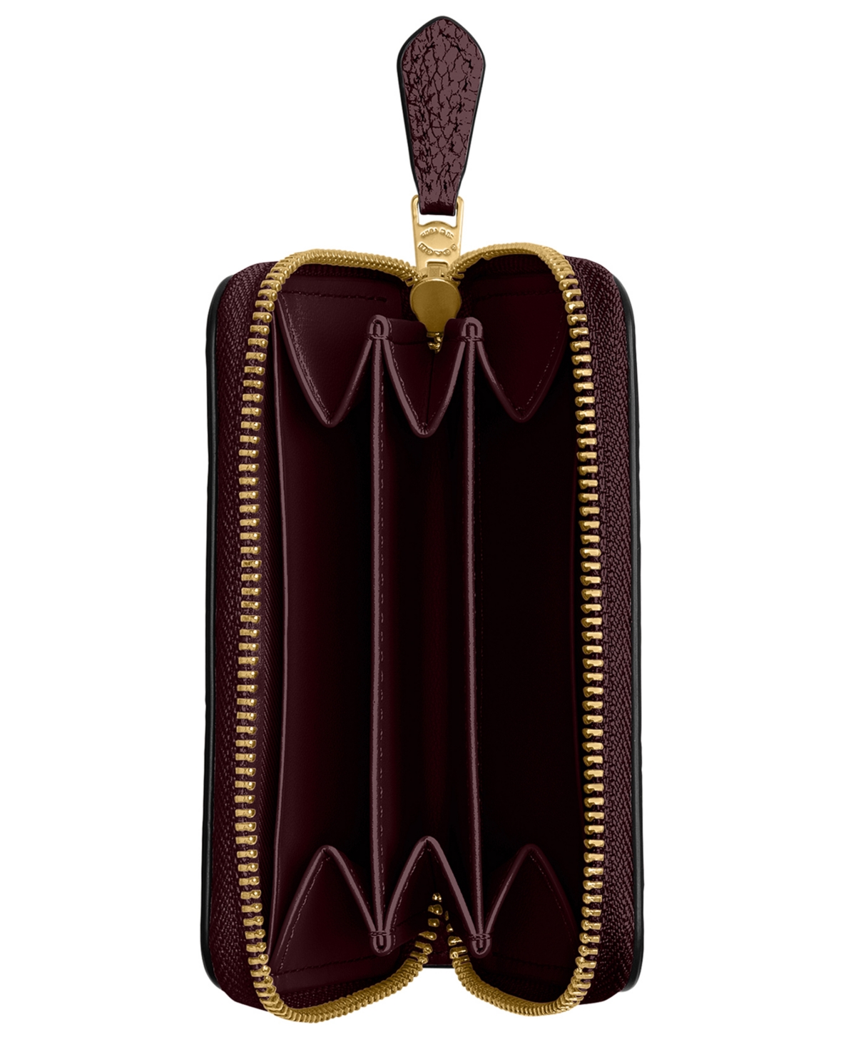 Coach Essential Leather Zip Around Card Case