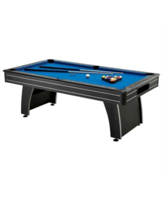 Classic Pool Table with Cue Sticks and Ball Set for Family Game Nights