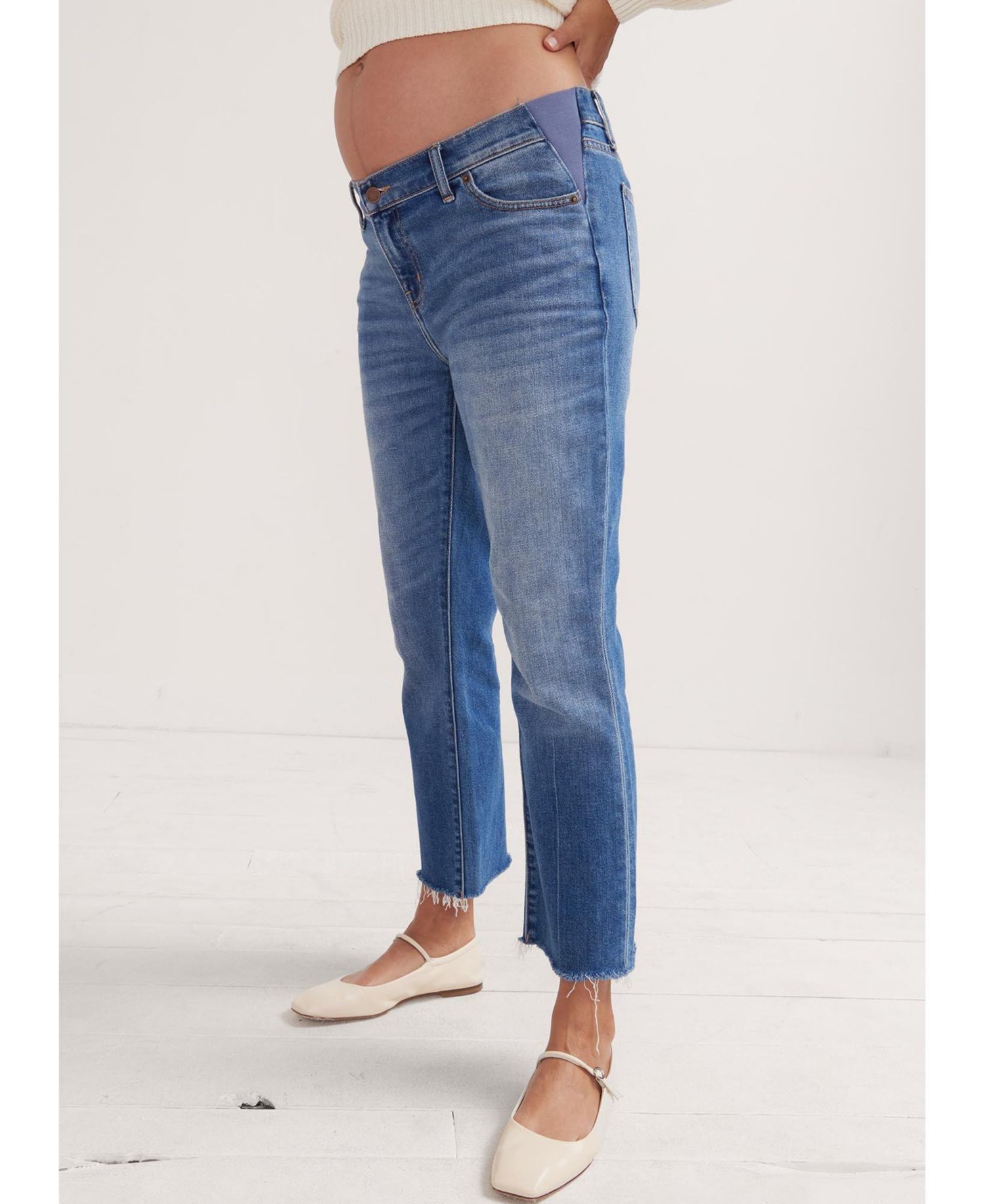 The Under the Bump Crop Maternity Jean