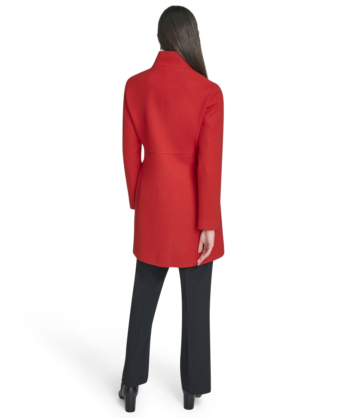 Calvin Klein Women's Walker Coat, Created For Macy's In Red