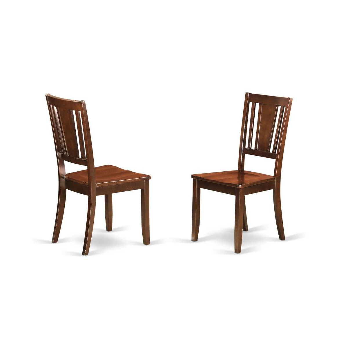 East West Furniture Dining Room Set Mahogany