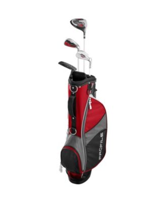 Profile JGI Junior Right Hand Carry Complete Golf Set - S / Red