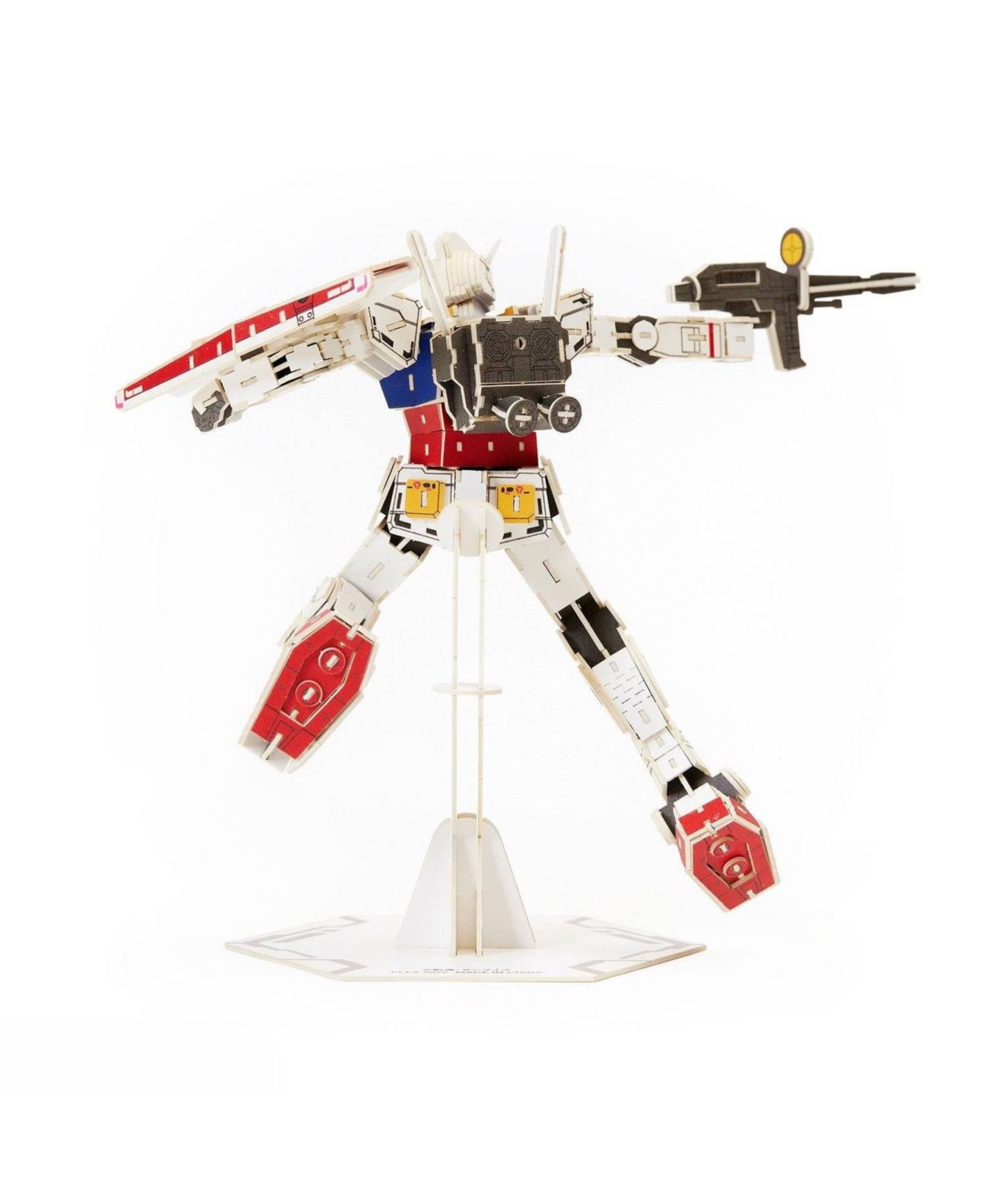 Детские конструкторы Flash Popup Gundam The Origin Rx-78-2 373-Piece Laser-Cut Glue-Free 3D Paper Puzzle, Ages 14+ — фото 3