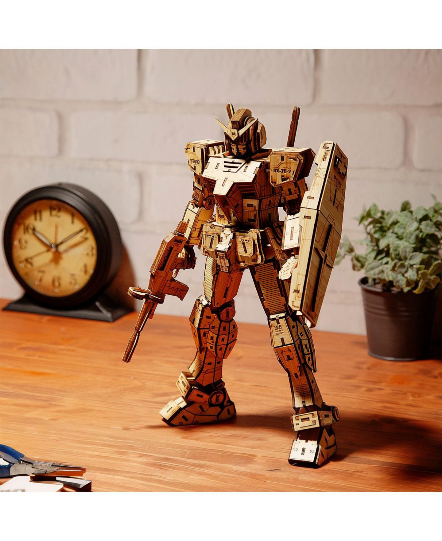 Детские конструкторы Flash Popup Officially Licensed Rx-78-2 Wa-Gu-Mi Mobile Suit First Gundam 421-Piece 3D Wooden Puzzle, Ages 14+ — фото 5