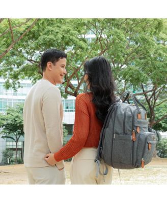 Kids Diaper Bag Backpack Stylish 26L Hands Free Bag with Changing Pad, Stroller Straps & Water-Resistant