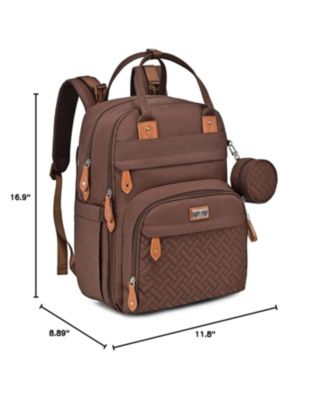 Kids Diaper Bag Backpack Stylish 26L Hands Free Bag with Changing Pad, Stroller Straps & Water-Resistant