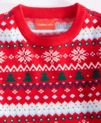 Toddler Girls Fair Isle Sweater, Macy's Exclusive