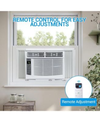 6,000 BTU WiFi Smart Window Air Conditioner - Energy Saving, Quiet Operation, Remote Controlled, Fast Cooling for Rooms up to 269 Sq. Ft