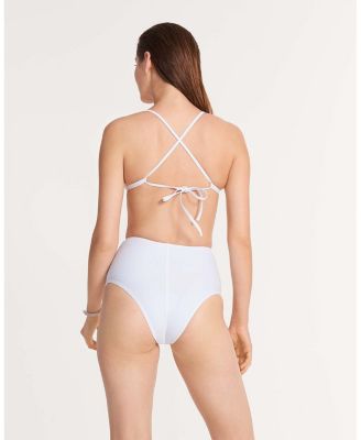 The Reversible High Waist Swim Bottom